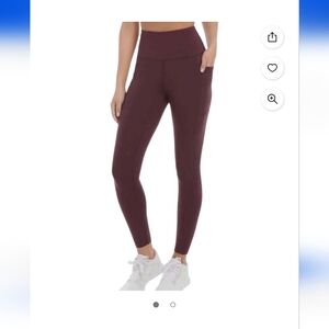 Danskin Women's Deep Burgandy Leggings